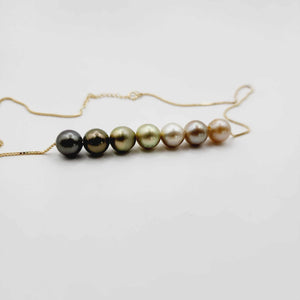 CONTACT US TO RECREATE THIS SOLD OUT STYLE Civa Fiji Seven Pearl Necklace - 14k Solid Gold FJD$