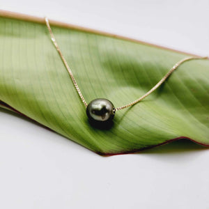 READY TO SHIP Infinity Pearl Necklace - 14k Solid Gold FJD$