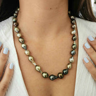 READY TO SHIP Civa Fiji Pearl Necklace Strand - 14k Solid Gold FJD$