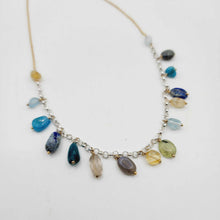 Load image into Gallery viewer, READY TO SHIP Semi Precious Stone Necklace - 925 Sterling Silver &amp; 14k Gold Fill FJD$
