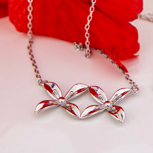 READY TO SHIP Frangipani Bua Set - 925 Sterling Silver or 18k Gold Vermeil FJD$
