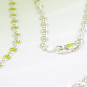 READY TO SHIP Flower Chain - 925 Sterling Silver FJD$