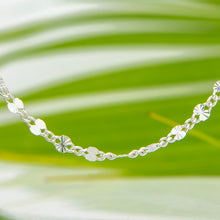 Load image into Gallery viewer, READY TO SHIP Flower Chain - 925 Sterling Silver FJD$

