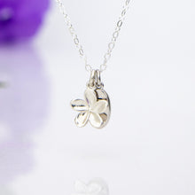 Load image into Gallery viewer, READY TO SHIP Frangipani Charm Necklace in 925 Sterling Silver - FJD$

