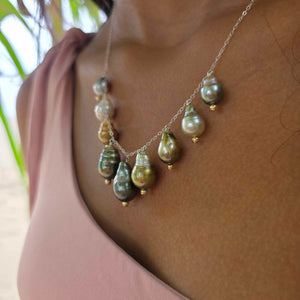 READY TO SHIP Fiji Saltwater Pearl Necklace - 925 Sterling Silver FJD$