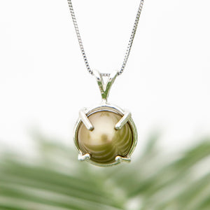READY TO SHIP Civa Fiji Claw Set Graded Pearl Necklace - 925 Sterling Silver FJD$