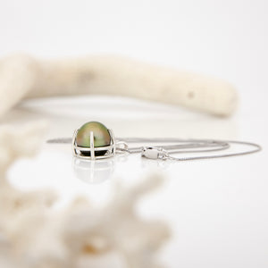 READY TO SHIP Civa Fiji Claw Set Graded Pearl Necklace - 925 Sterling Silver FJD$