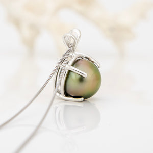 READY TO SHIP Civa Fiji Claw Set Graded Pearl Necklace - 925 Sterling Silver FJD$