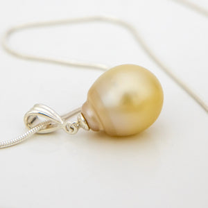 READY TO SHIP Civa Fiji Saltwater Pearl Necklace - 925 Sterling Silver FJD$