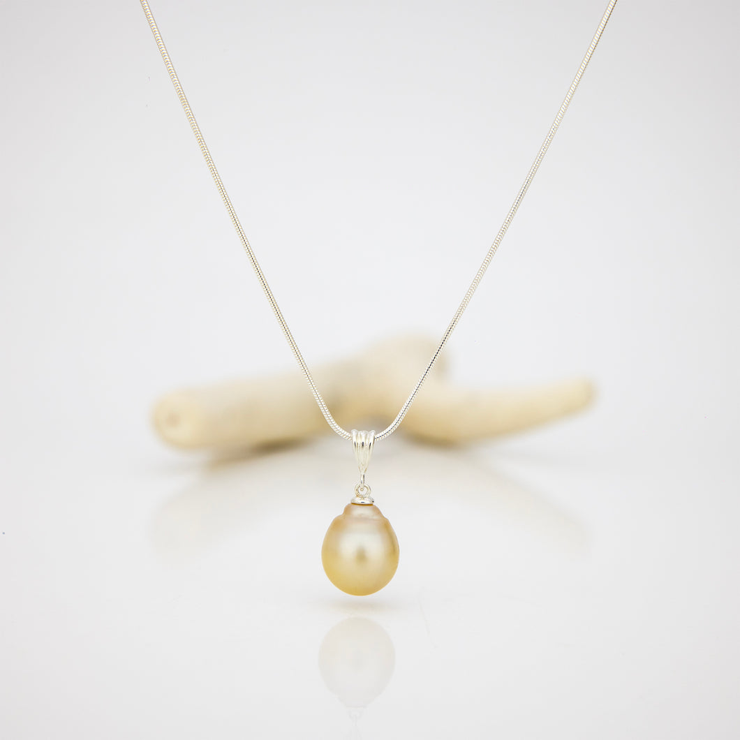 READY TO SHIP Civa Fiji Saltwater Pearl Necklace - 925 Sterling Silver FJD$