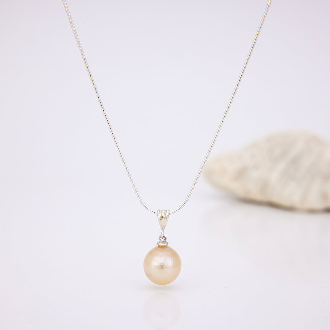 READY TO SHIP Civa Fiji Saltwater Pearl Necklace - 925 Sterling Silver FJD$