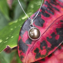 Load image into Gallery viewer, READY TO SHIP Civa Fiji Bezel Set Pearl Necklace - 925 Sterling Silver FJD$
