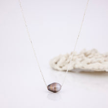 Load image into Gallery viewer, READY TO SHIP Infinity Floating Civa Fiji Pearl Necklace - 925 Sterling Silver FJD$
