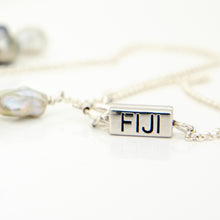 Load image into Gallery viewer, CONTACT US TO RECREATE THIS SOLD OUT STYLE Fiji Keshi Pearl Lariat Necklace - 925 Sterling Silver FJD$
