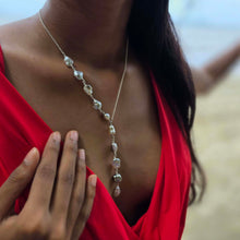 Load image into Gallery viewer, CONTACT US TO RECREATE THIS SOLD OUT STYLE Fiji Keshi Pearl Lariat Necklace - 925 Sterling Silver FJD$
