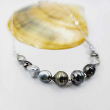 Load image into Gallery viewer, READY TO SHIP Civa Fiji Saltwater Pearl Necklace Strand - 925 Sterling Silver l FJD$
