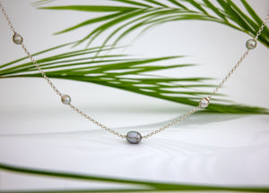 CONTACT US TO RECREATE THIS SOLD OUT STYLE Civa Fiji Pearl Necklace - 925 Sterling Silver FJD$
