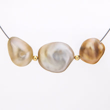 Load image into Gallery viewer, CONTACT US TO RECREATE THIS SOLD OUT STYLE Fiji Keshi Floating Pearl Necklace - 925 Sterling Silver FJD$
