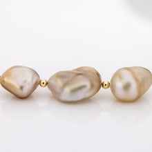 Load image into Gallery viewer, READY TO SHIP Fiji Keshi Floating Pearl Necklace - 925 Sterling Silver FJD$
