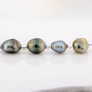 CONTACT US TO RECREATE THIS SOLD OUT STYLE Fiji Keshi Floating Pearl Necklace - 925 Sterling Silver FJD$