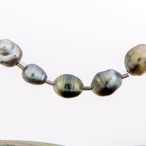 READY TO SHIP Fiji Keshi Floating Pearl Necklace - 925 Sterling Silver FJD$