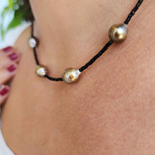 Load image into Gallery viewer, READY TO SHIP Fiji Saltwater Pearl &amp; Bead Necklace - 925 Sterling Silver FJD$
