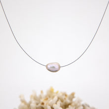 Load image into Gallery viewer, READY TO SHIP Floating Freshwater Pearl Necklace in 925 Sterling Silver - FJD$
