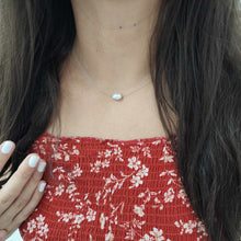 Load image into Gallery viewer, READY TO SHIP Floating Freshwater Pearl Necklace in 925 Sterling Silver - FJD$
