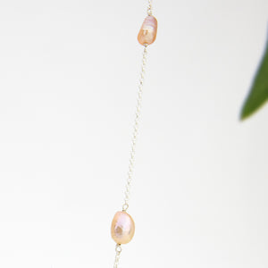 READY TO SHIP Freshwater Pearl Necklace - 925 Sterling Silver FJD$