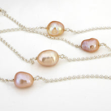 Load image into Gallery viewer, READY TO SHIP Freshwater Pearl Necklace - 925 Sterling Silver FJD$
