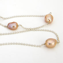 Load image into Gallery viewer, READY TO SHIP Freshwater Pearl Necklace - 925 Sterling Silver FJD$
