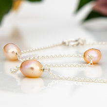 Load image into Gallery viewer, READY TO SHIP Freshwater Pearl Necklace - 925 Sterling Silver FJD$

