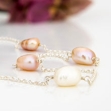 Load image into Gallery viewer, READY TO SHIP Freshwater Pearl Necklace - 925 Sterling Silver FJD$
