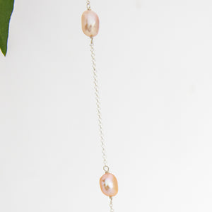 READY TO SHIP Freshwater Pearl Necklace - 925 Sterling Silver FJD$