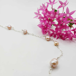READY TO SHIP Freshwater Pearl Necklace - 925 Sterling Silver FJD$