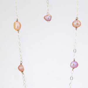 READY TO SHIP Freshwater Pearl Necklace - 925 Sterling Silver FJD$