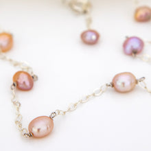 Load image into Gallery viewer, READY TO SHIP Freshwater Pearl Necklace - 925 Sterling Silver FJD$
