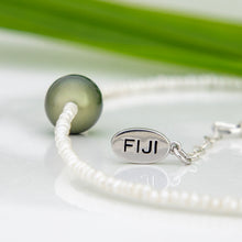 Load image into Gallery viewer, READY TO SHIP Freshwater Pearl Necklace with Civa Fiji Pearl Pendant - 925 Sterling Silver FJD$
