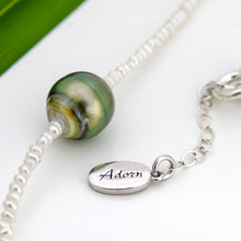 Load image into Gallery viewer, READY TO SHIP Freshwater Pearl Necklace with Civa Fiji Pearl Pendant - 925 Sterling Silver FJD$
