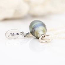 Load image into Gallery viewer, READY TO SHIP Freshwater Pearl Necklace with Civa Fiji Pearl Pendant - 925 Sterling Silver FJD$
