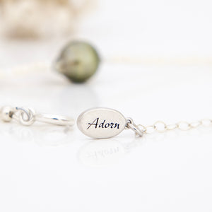 READY TO SHIP Freshwater Pearl Necklace with Civa Fiji Pearl - 925 Sterling Silver FJD$