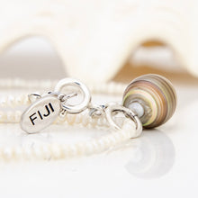 Load image into Gallery viewer, READY TO SHIP Freshwater Pearl Necklace with Civa Fiji Pearl Pendant - 925 Sterling Silver FJD$
