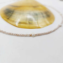 Load image into Gallery viewer, CONTACT US TO RECREATE THIS SOLD OUT STYLE Freshwater Pearl &amp; Faceted Glass Bead Choker Necklace - 925 Sterling Silver FJD$
