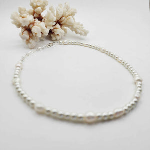 CONTACT US TO RECREATE THIS SOLD OUT STYLE Freshwater Pearl Strand Necklace - 925 Sterling Silver FJD$