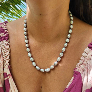 CONTACT US TO RECREATE THIS SOLD OUT STYLE Freshwater Pearl Strand Necklace - 925 Sterling Silver FJD$