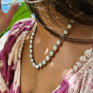 CONTACT US TO RECREATE THIS SOLD OUT STYLE Freshwater Pearl Strand Necklace - 925 Sterling Silver FJD$