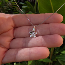 Load image into Gallery viewer, READY TO SHIP Frangipani Charm Necklace - 925 Sterling Silver FJD$
