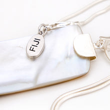 Load image into Gallery viewer, READY TO SHIP Mother of Pearl Necklace - 925 Sterling Silver FJD$
