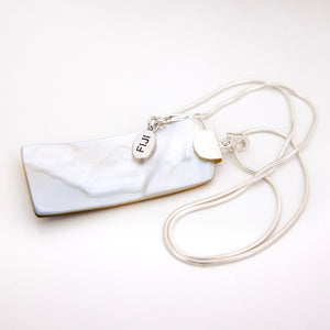 READY TO SHIP Mother of Pearl Necklace - 925 Sterling Silver FJD$