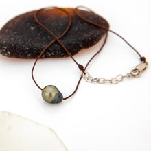 Load image into Gallery viewer, READY TO SHIP Civa Fiji Saltwater Pearl Unisex Necklace - 925 Sterling Silver &amp; Nylon FJD$

